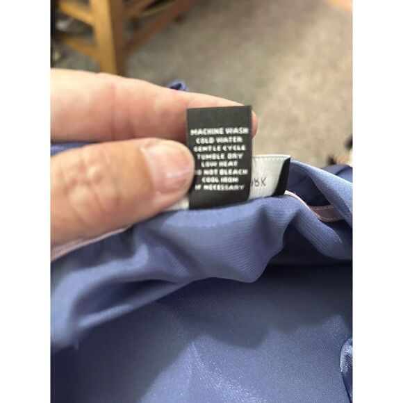 JONES NEW YORK Women's Large Blue Pajama Set Sleeveless Top Elastic Waist Pants - Picture 8 of 9